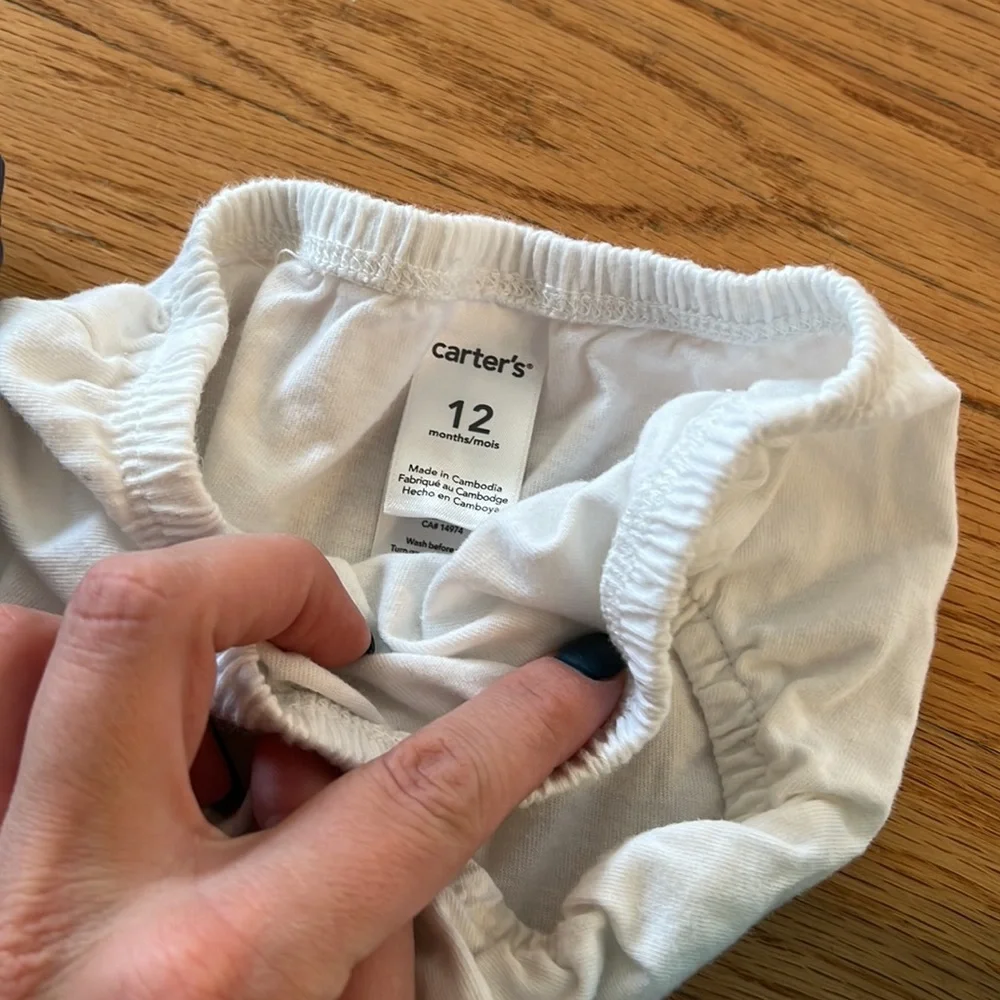 5/$25 12 month diaper covers and tights